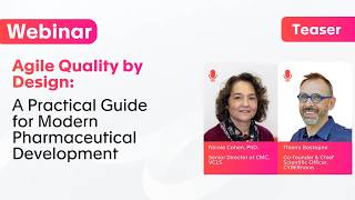 Agile Quality by Design: A Smarter Way to Develop Medicines