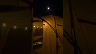 コンデジで手持ち撮影📷 お庭でお月見キャンプ🏕🌕 #sonywx500 #wx500 #sony #コンデジ #超望遠 #月 #満月 #おうちキャンプ #お庭キャンプ #キャンプ