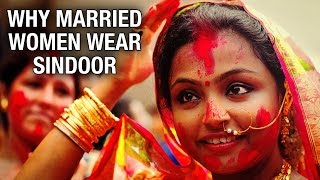 Why do Indian Married Women Apply Sindoor On Their Forehead
