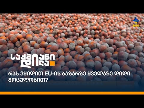 რას ვყიდით EU-ის ბაზარზე ყველაზე დიდი მოცულობით?