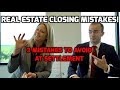 Closing Day When Buying a House | 3 MISTAKES to Avoid When Closing on a Home