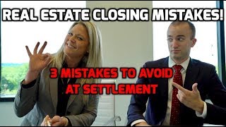 Closing Day When Buying a House | 3 MISTAKES to Avoid When Closing on a Home