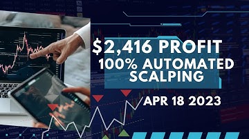 $2,416 Profit 4/18/23 - 100% automated scalping algo for NinjaTrader 8 - Trading Futures Now Algo