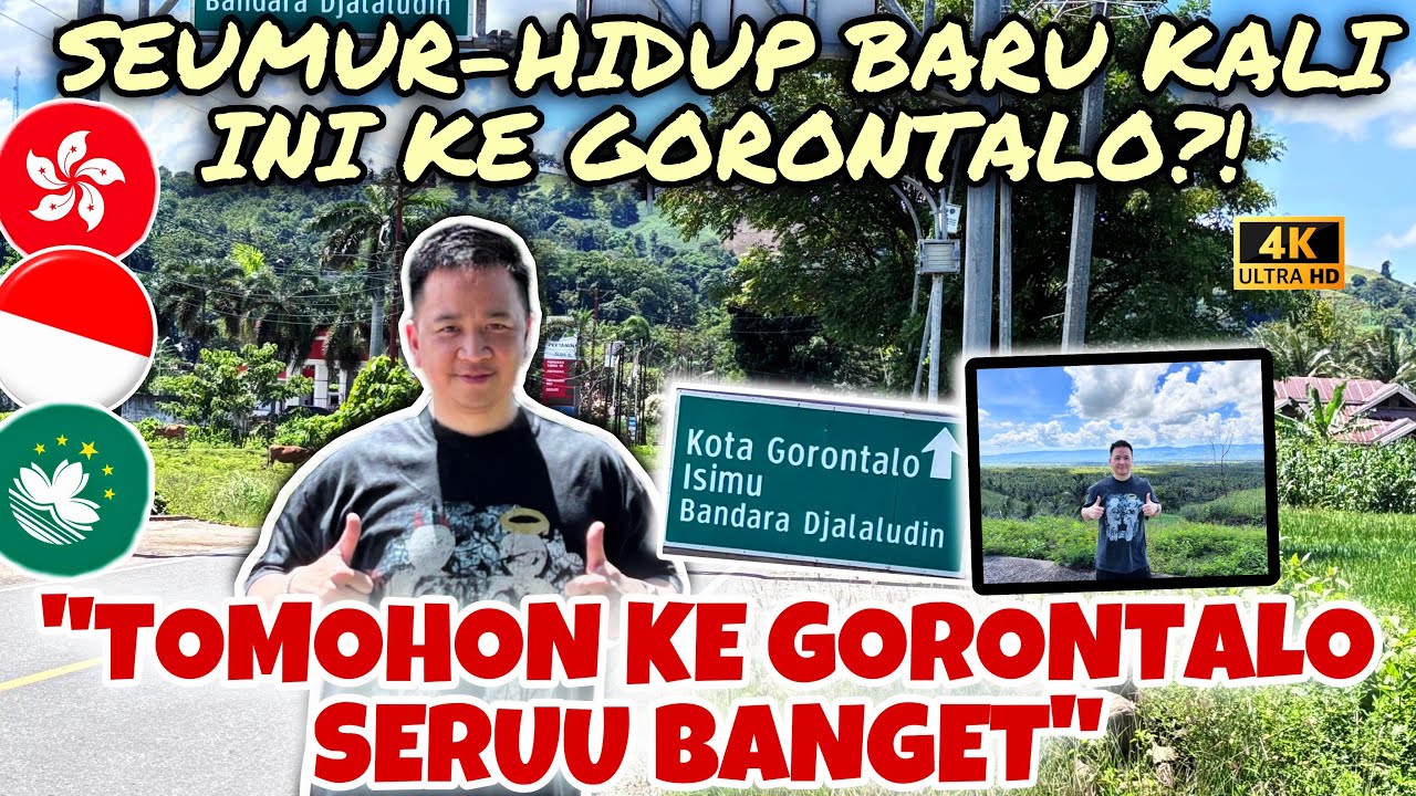 SEUMUR-UMUR BARU KALI INI KE GORONTALO., TOMOHON KE GORONTALO SERUU BANGET