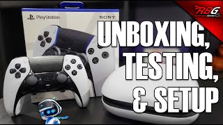 PS5 DualSense Edge Controller - Unboxing, Testing & Setup with PlayStation 5 Console