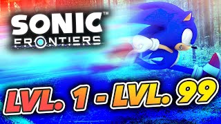 How FAST Can You Go in Sonic Frontiers?! Level 1 vs MAX SPEED