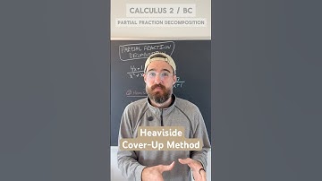 partial fractions using Heaviside coverup method #calculus #mathematics #math #maths #education