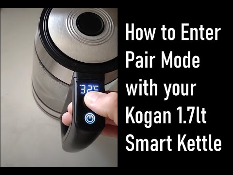 How to pair kogan 1.7lt smart kettle