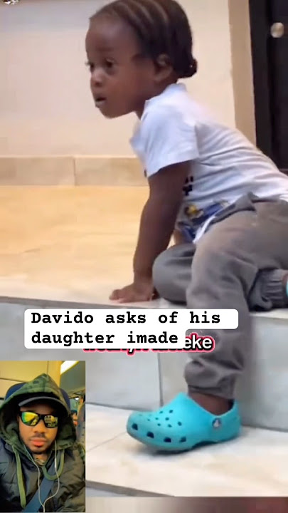 Davido daughter imade happy to see her daddy davido