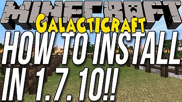 How To Download & Install Galacticraft In Minecraft 1.7.10