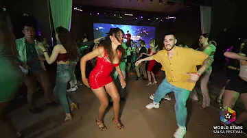 Charlie Zafra Vicente & Bersy Cortez - Salsa Social Dance at World Stars Salsa Festival 2022