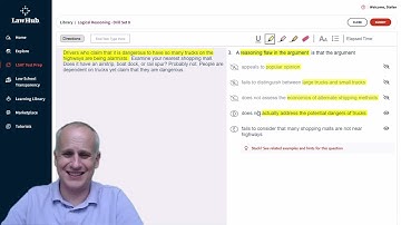 How to Find a LSAT Reasoning Flaw Using LawHub Logical Reasoning Drill Set 8