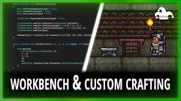 WORKBENCH AND CUSTOM CRAFTING - HOW TO MAKE A MOD - TMODLOADER 1.4 - 09