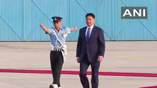 🇲🇳 President on an official visit 🇮🇳