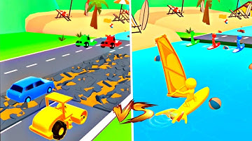 Shape -shifting Funny Race Gameplay new hyper casual games. Race With Shape-Shifting Fun Awaits!