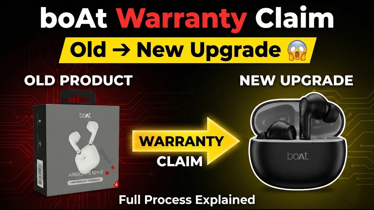 boAt Warranty Claim Full Process | Door to Door Service | FREE Upgrade 😲 (Real Experience)
