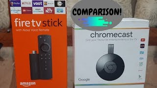 Amazon Fire T.V Stick VS Google Chromecast | Comparison | SK Vlogs