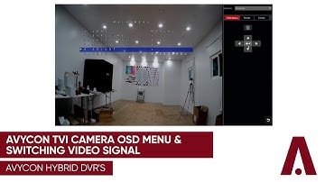 AVYCON TVI Camera OSD Menu & Switching Video Signal with AVYCON Hybrid DVRs