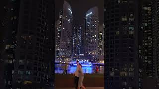 Dubai at night marina