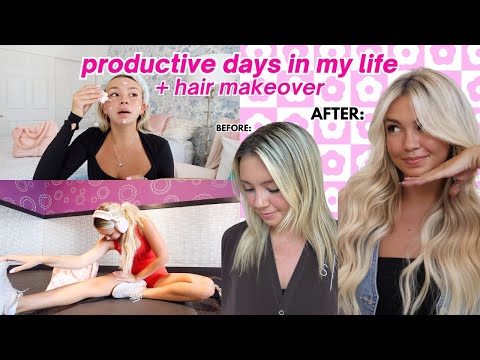 PRODUCTIVE VLOG: hair transformation, new vanity setup, my camera was stolen, + more