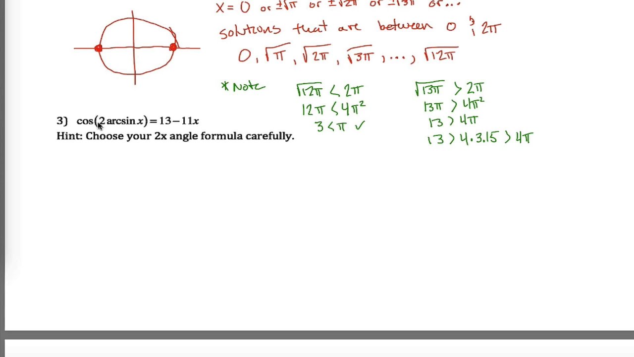 worksheet. Solving Trigonometric Equations Worksheet. Grass Fedjp Worksheet Study Site