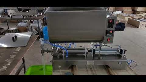 Máy chiết sệt 1 vòi bồn gia nhiệt cánh khuấy - 0916311442 - Máy chiết kem đặc gia nhiệt - Propack