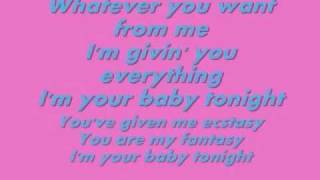 I'm Your Baby Tonight-Whitney Houston chords