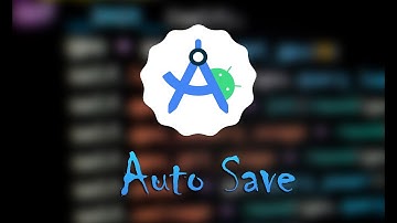 How to enable Or disable auto save in android studio