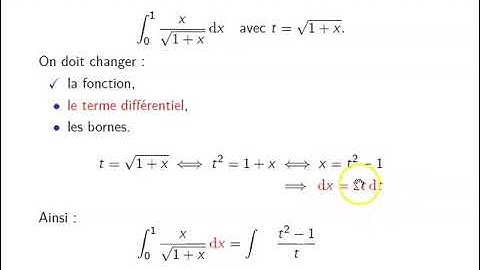 Méthode10 - Changement de variable