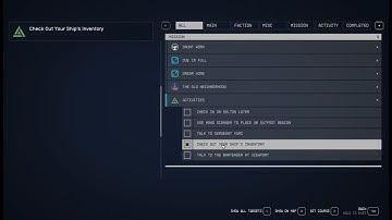 STARFIELD│Mission Activity - Check Out Your Ship