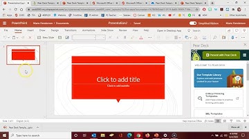 Pear Deck: Copying Slides from PowerPoint Templates