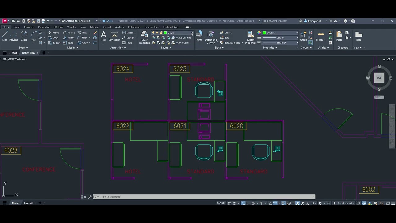 AutoCAD Modify Panel Commands - YouTube