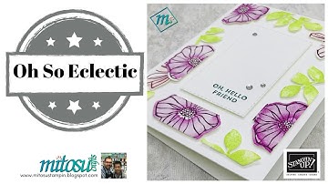 Oh So Eclectic #Simplestamping & Floating Frame Technique