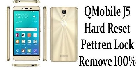 QMobile J5 Hard Reset Pattern Lock Remove