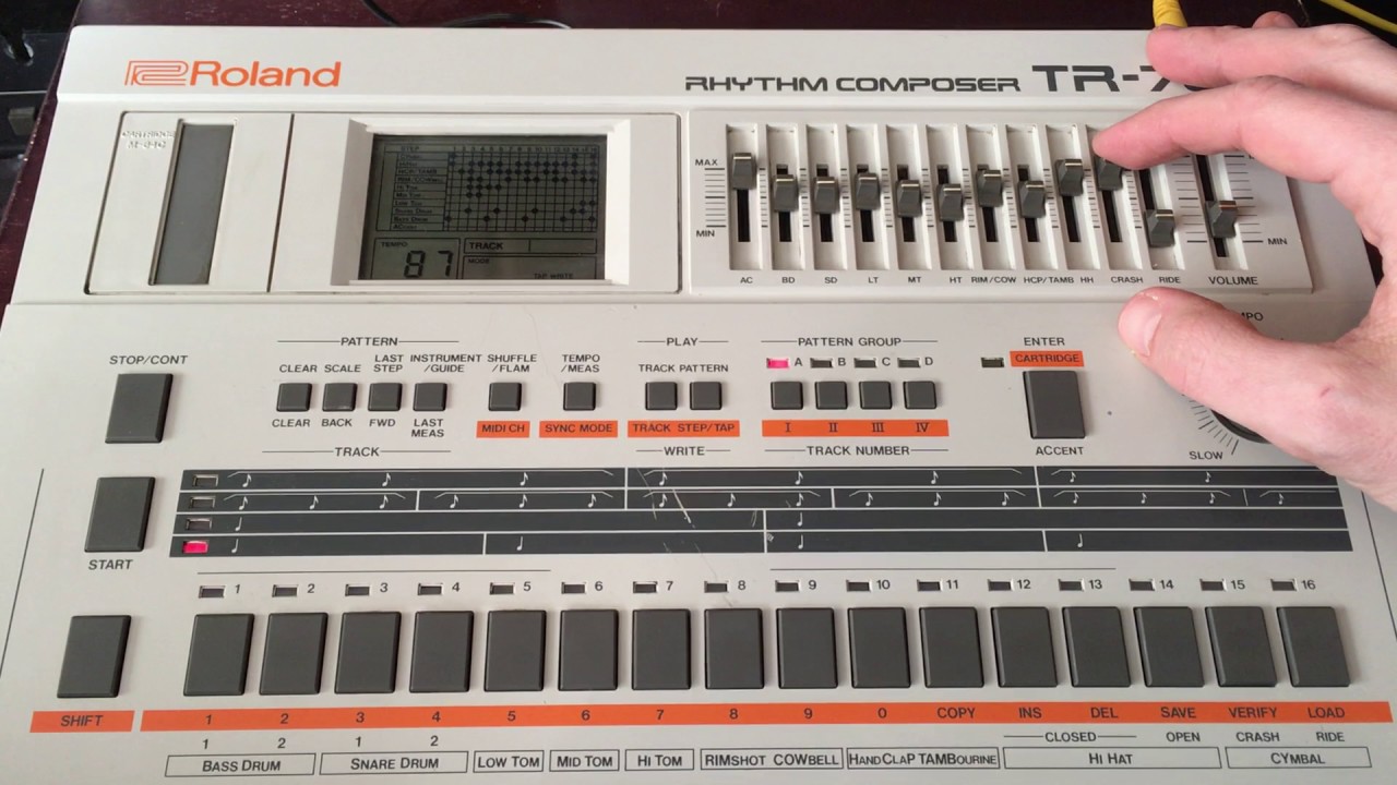 Demo Roland Tr 707