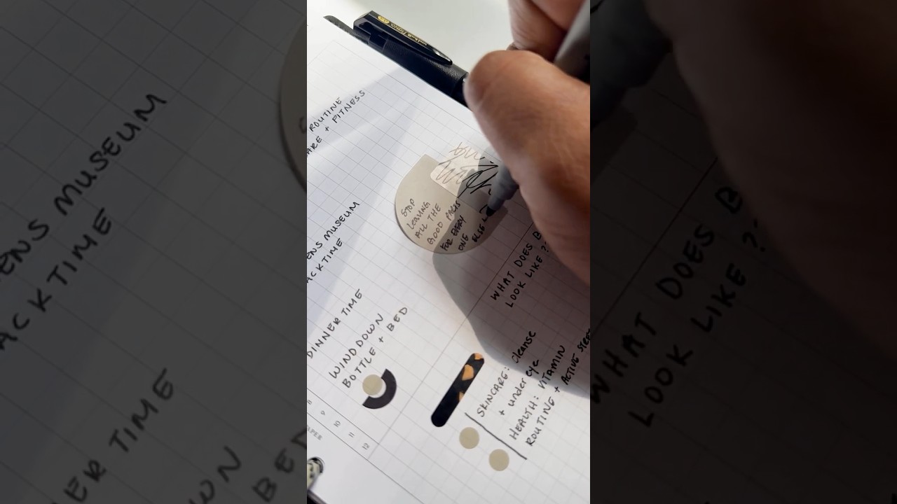 Using My Half Letter Planner To Find Balance In My Schedule As A Working Mom