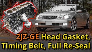2JZ Head Gasket, Timing Belt, Full Re-Seal // DETAILED TEARDOWN & REASSEMBLY