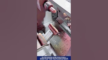 CNC Turning Machine Shaping Metal Rods #machineinnovation #machine #machinery #metalworking