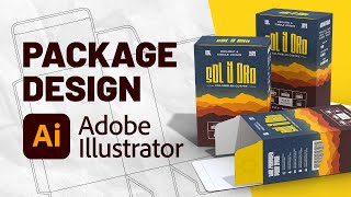 Packaging Design in Adobe Illustrator   3D Mockups