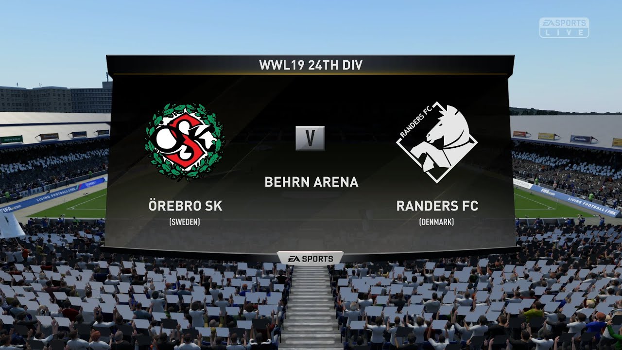 FIFA 19 | WWL 19 Week 2 24th Division Match 9 - Örebro SK vs Randers FC [AI vs AI]