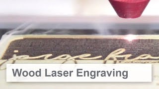 Laser Engraving and Cutting Wood with a Trotec Machine