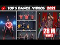 My Top 5 Dance Videos of 2021 | 28 Million Views | Vicky Patel Choreography