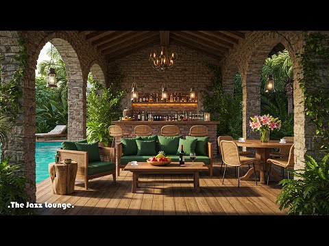Lakeside Coffee Shop Jazz | Natural Sound Therapy For Relaxing Moments