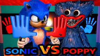 New Sonic Vs Poppy Playtime Chapter 1 Minecraft Animation Monster Movie Story Project
