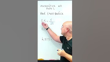 Transformando número decimal em fração