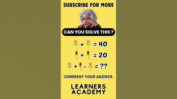 The Ultimate Brain Teaser: Most People Get This Wrong!#shots