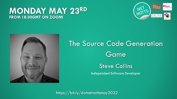 May 2022 - Steve Collins - The [Source Code] Generation Game