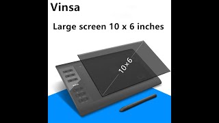 Vinsa VIN1060Plus Graphics Tablet|| Best Budget graphics tablet for designers and teachers. screenshot 4