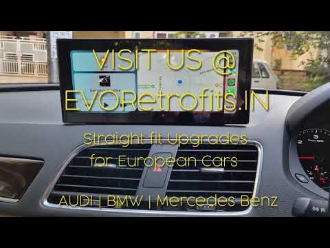 Wireless Apple Carplay pairing + connection on EVO FIT Audi Q3 8U (2011