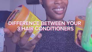 Difference Between Your 3 Hair Conditioners